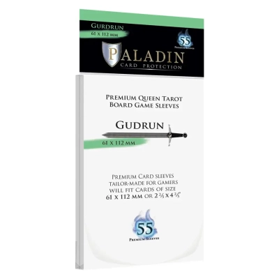 Paladin Sleeves - Gudrun Premium Queen Tarot (61x112mm) - 55 Sleeves