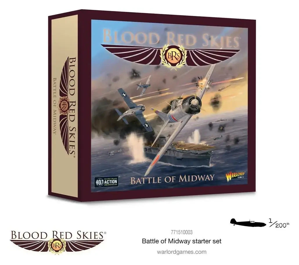 Blood Red Skies - The Battle of Midway - New Blood Red Skies starter set - EN