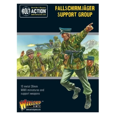 Bolt Action 2 Fallschirmjäger Support Group (HQ, Mortar & MMG) - EN