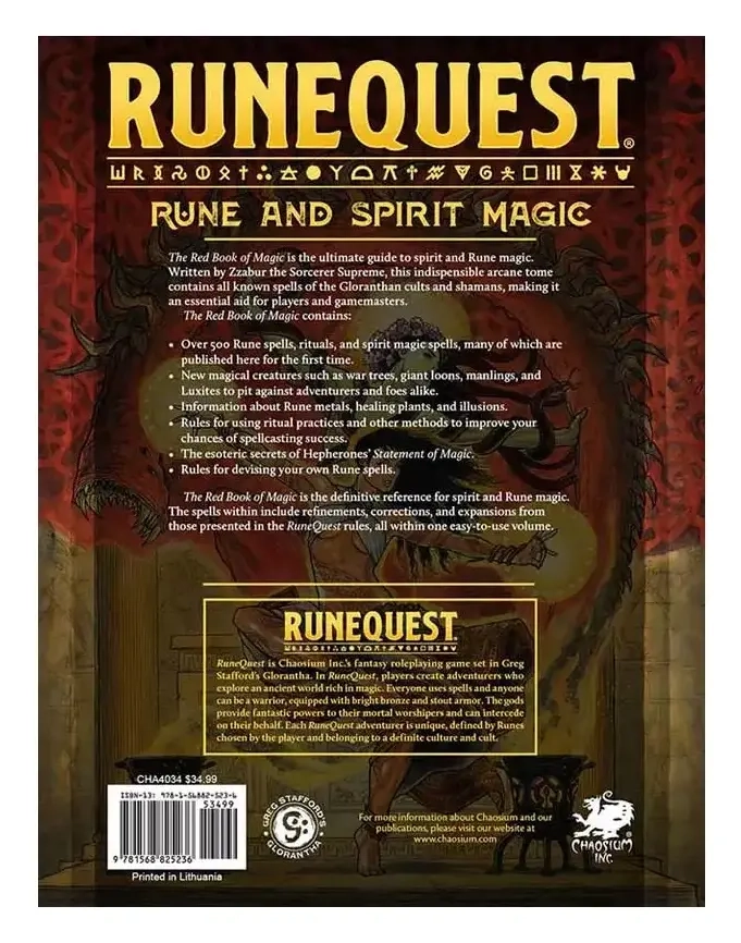 RuneQuest - The Red Book of Magic - EN