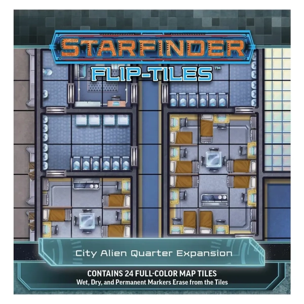 Starfinder: Flip-Tiles - City Alien Quarter Expansion - EN