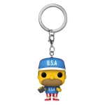 Funko POP Keychains Simpsons - USA Homer Vinyl Figure