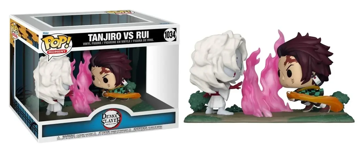 Funko POP! - Moment - Demon Slayer - Tanjiro vs. Rui