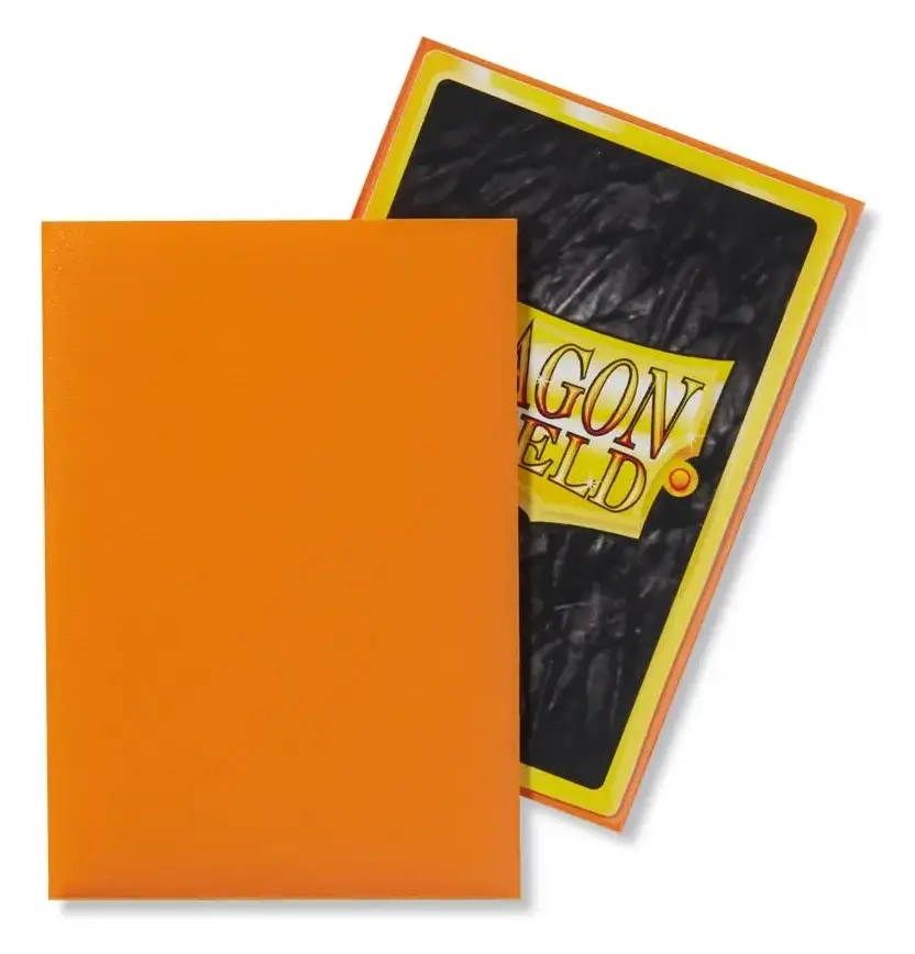 Dragon Shield Small Sleeves - Japanese Matte Orange (60 Sleeves)
