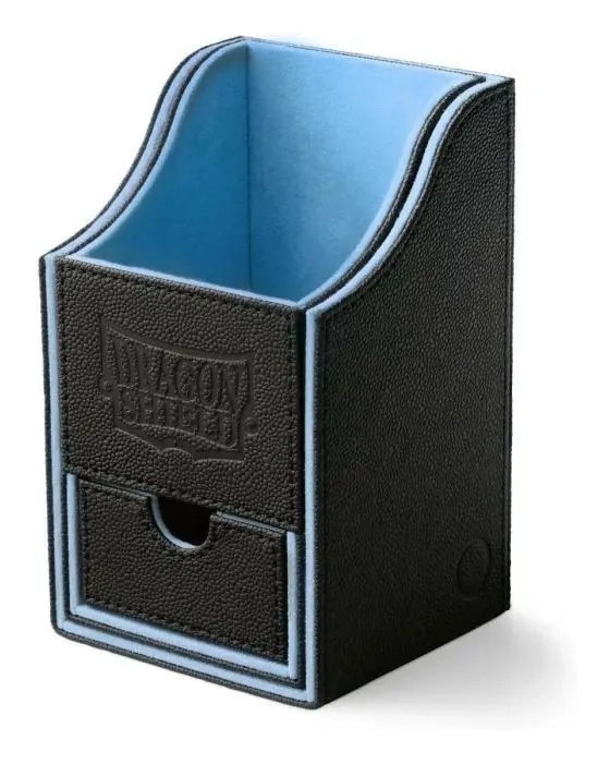 Dragon Shield: Nest Box + Dice Tray – Black/Blue