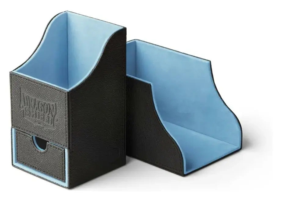 Dragon Shield: Nest Box + Dice Tray – Black/Blue
