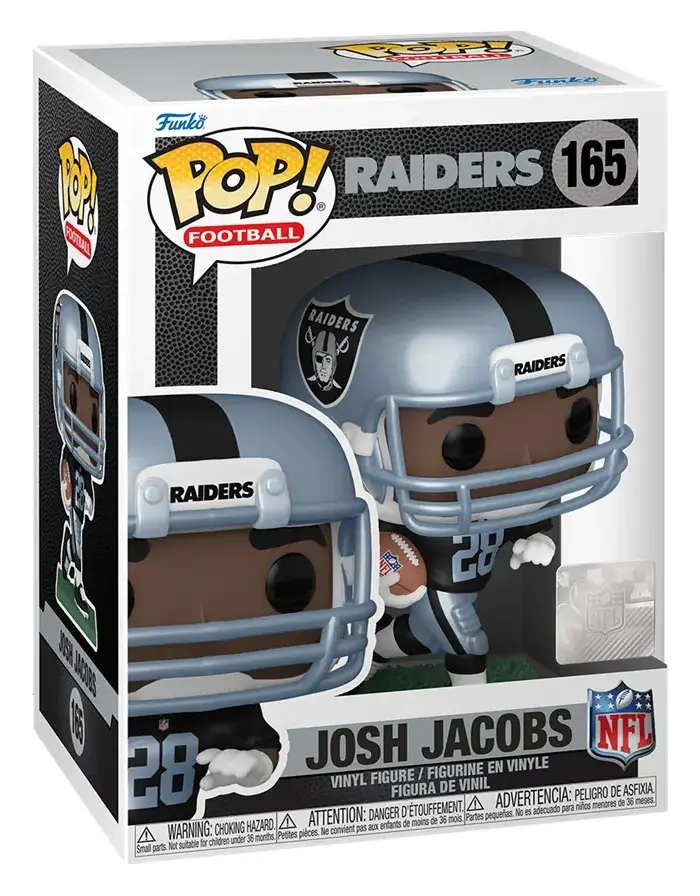 Funko POP! NFL: Raiders- Josh Jacobs (Home Uniform)