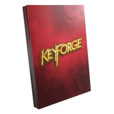 Gamegenic KeyForge Logo Sleeves - Red (40 Sleeves)