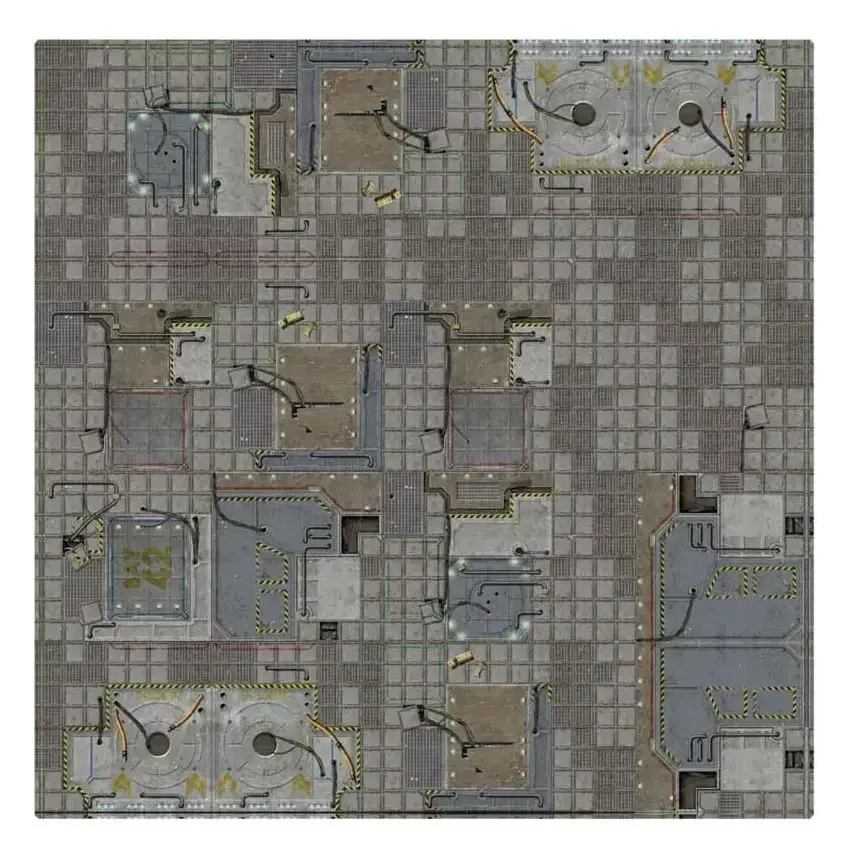 Battle Systems - Frontier Sci-fi Gaming Mat 3x3 (90 x 90 cm)