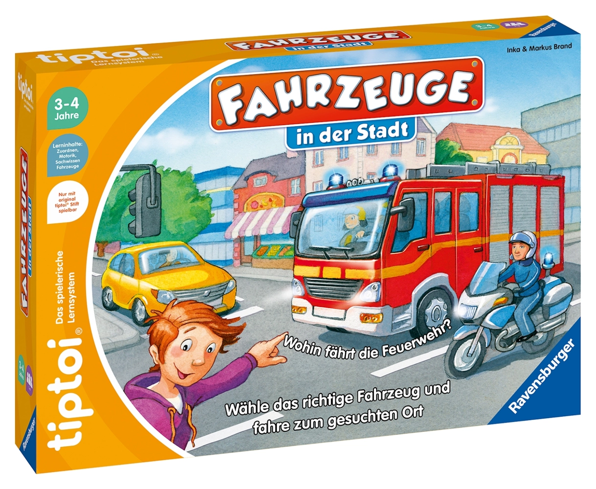 Tiptoi Fahrzeuge in der Stadt