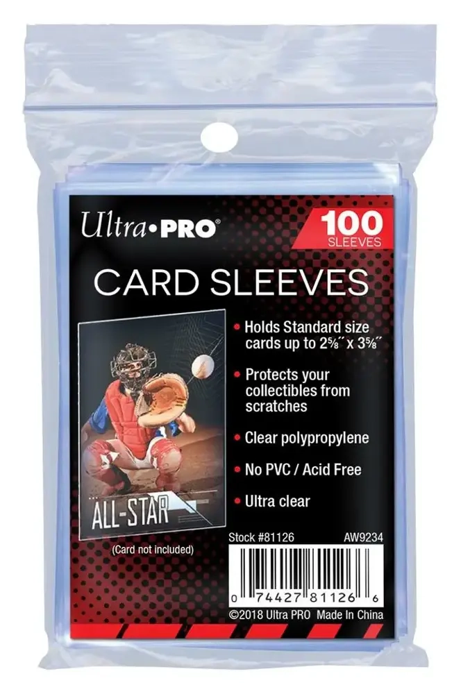 UP - Standard Sleeves - Regular Soft Card (100 Sleeves)