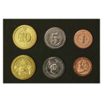Set of 50 Metal Industrial Coins