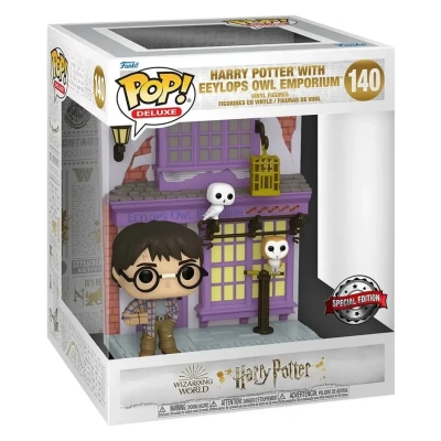 Funko POP! Deluxe: HP Diagon Alley- Eeylops Owl Emporium w/Harry (Exclusive)