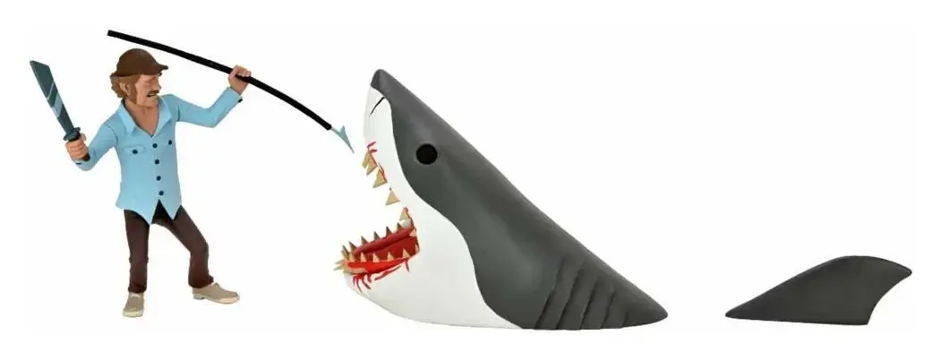 Der weisse Hai Actionfiguren Doppelpack Toony Terrors Jaws & Quint 15 cm
