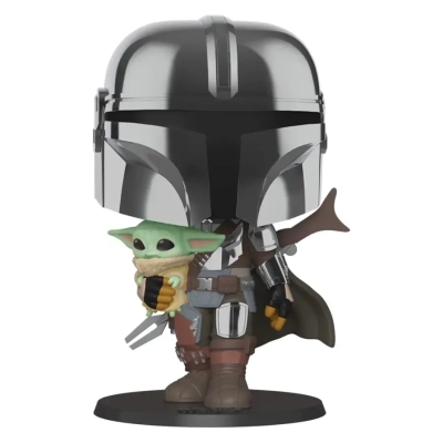 Funko POP! StarWars: Mandalorian - 10 Mandalorian w/ Child Vinyl Figure 25cm