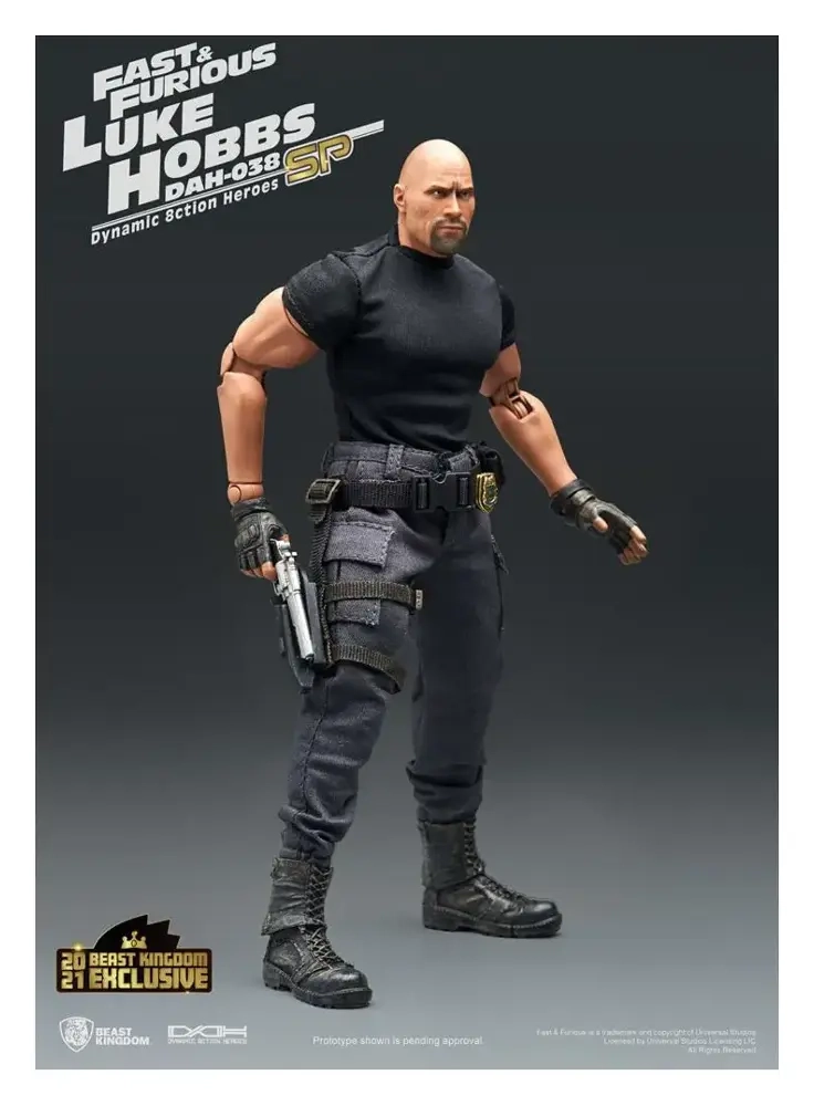 Fast & Furious Dynamic 8ction Heroes Actionfigur 1/9 Luke Hobbs Limited Edition 21 cm