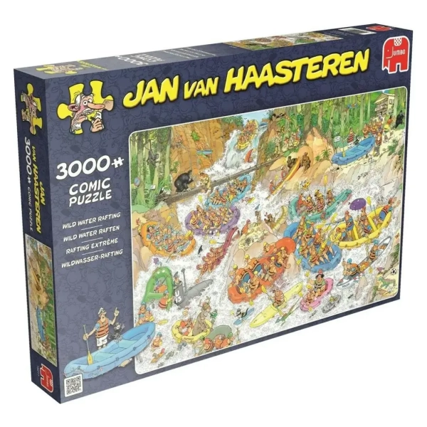 Wildwasser-Rafting - Jan van Haasteren - 3000 Teile