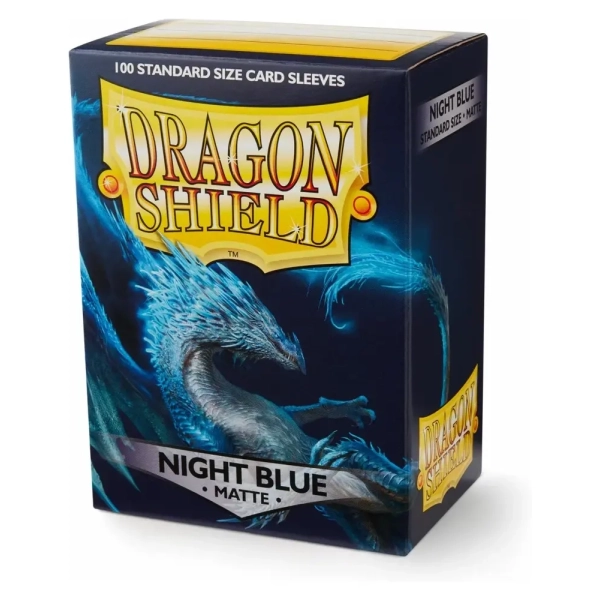 Dragon Shield Standard Matte Sleeves - Night Blue (100 Sleeves)