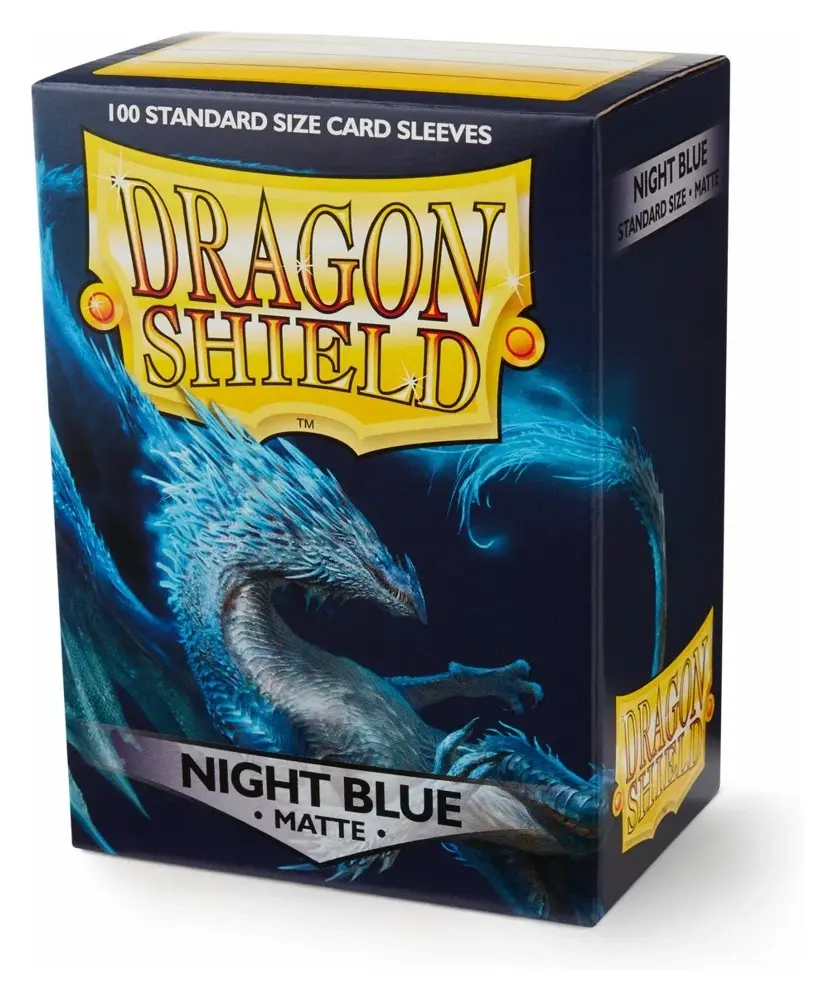 Dragon Shield Standard Matte Sleeves - Night Blue (100 Sleeves)