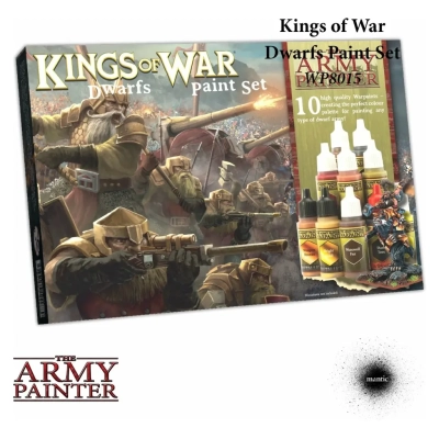 The Army Painter - Warpaints Kings of War Dwarfs paint set