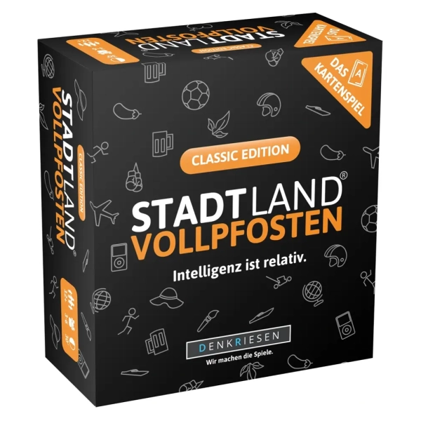 STADT LAND VOLLPFOSTEN: Das Kartenspiel – Classic Edition