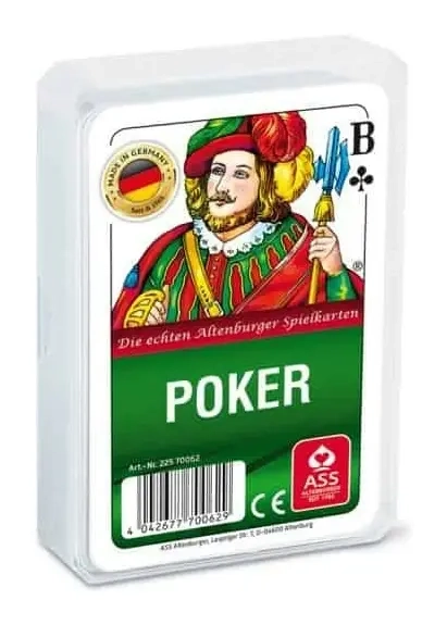 Poker, französisches Bild (Plastiketui)