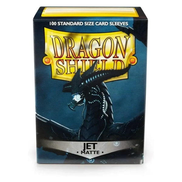 Dragon Shield Standard Sleeves - Matte Jet (100 Sleeves)