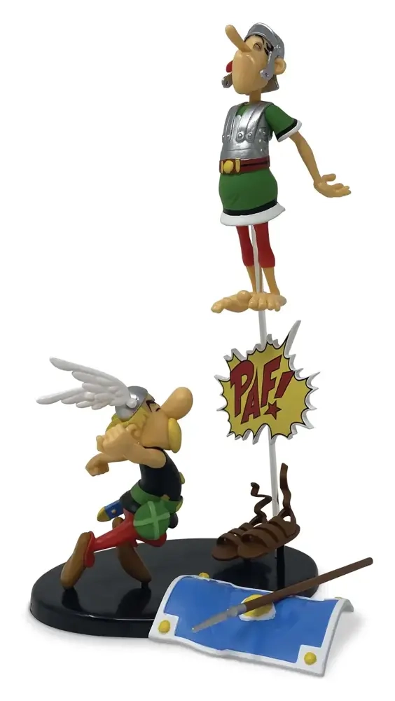 Asterix mit Sprechblase: PAF!