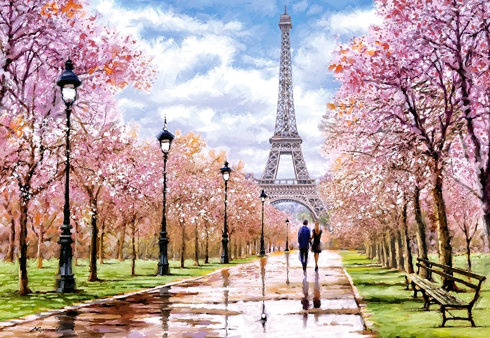 Romantischer Spaziergang durch Paris