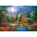 Cottage in the Moon Garden