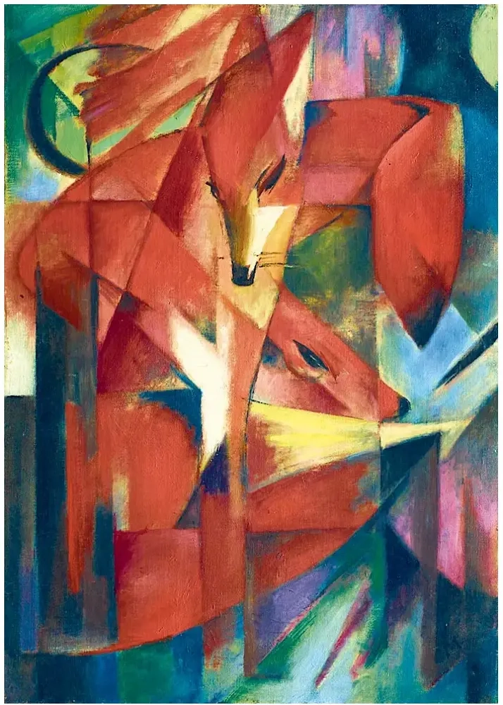 The Foxes - 1913 - Franz Marc