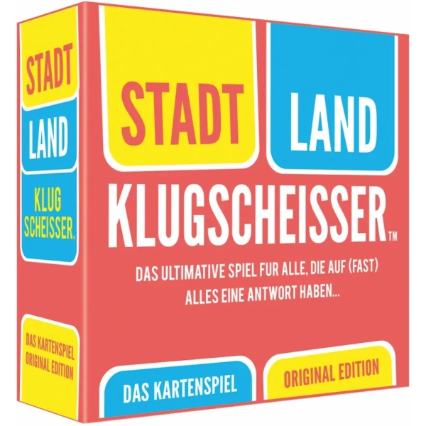 Stadt Land Klugscheisser – Kartenspiel