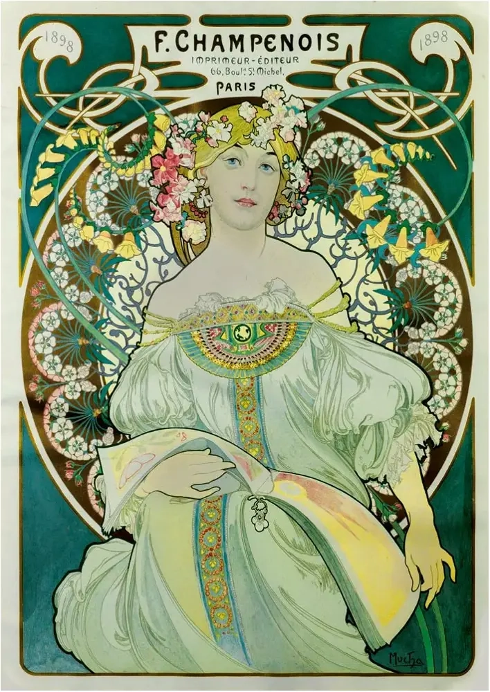 Daydream - 1897 - Alphone Mucha