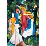 Four Girls - 1913 - August Macke