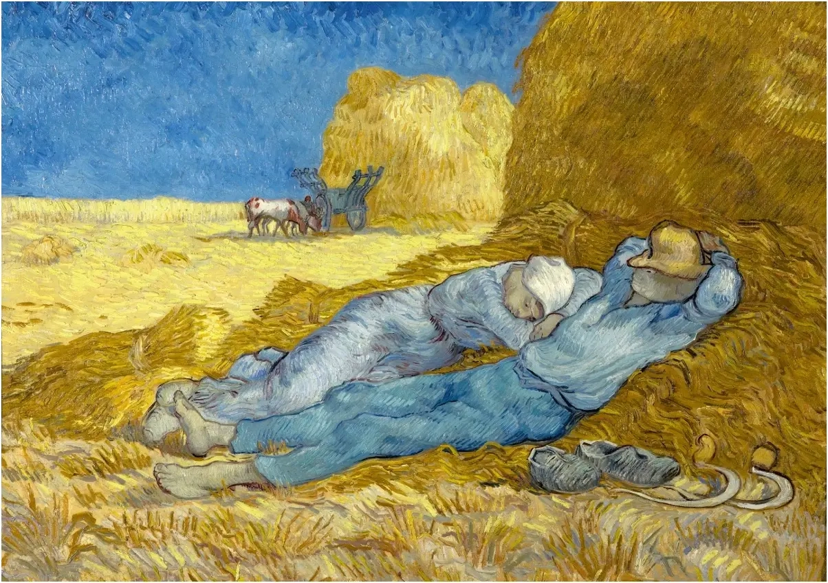 The siesta (after Millet) - 1890 - Vincent Van Gogh