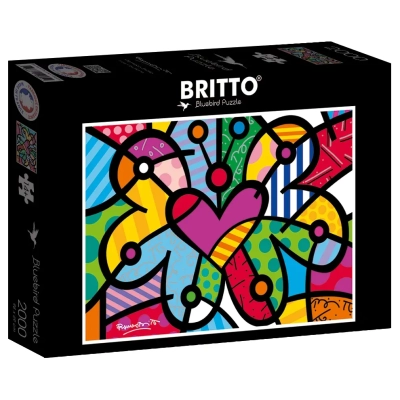 Romero Britto - Heart butterfly