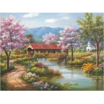 Covered Bridge in Spring