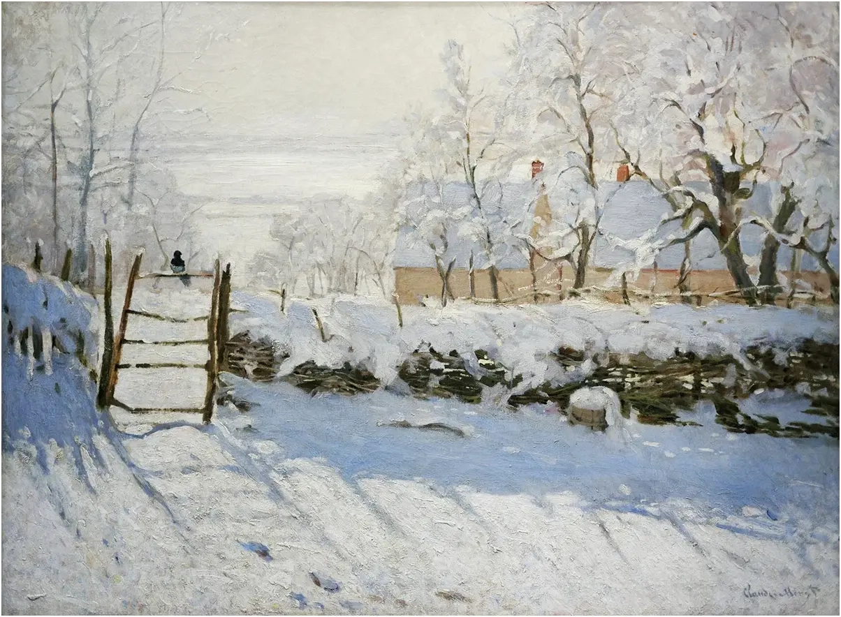 The Magpie - 1868–1869 - Claude Monet