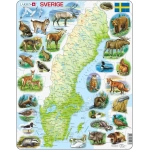 Rahmenpuzzle - Schweden (auf Schwedisch)