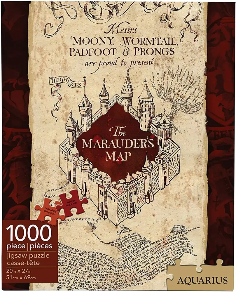 Die Karte des Rumtreibers - Harry Potter 1000 Teile Puzzle