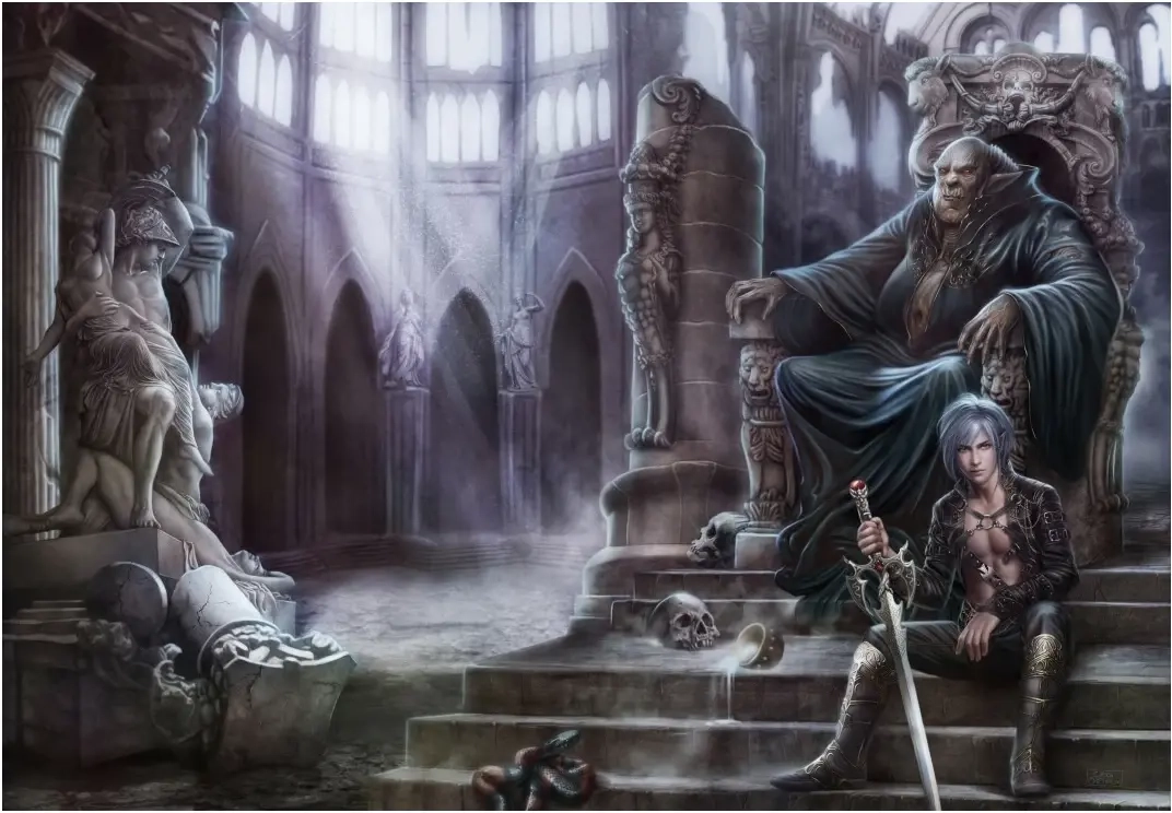 Hidden in the Dark Temple - Cris Ortega