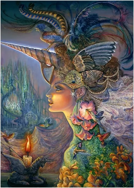 My Lady Unicorn - Josephine Wall