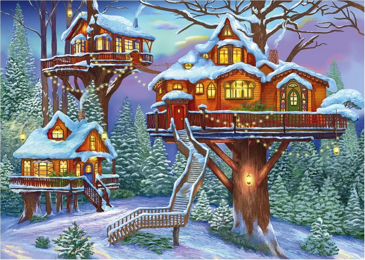 Winter Treehouse