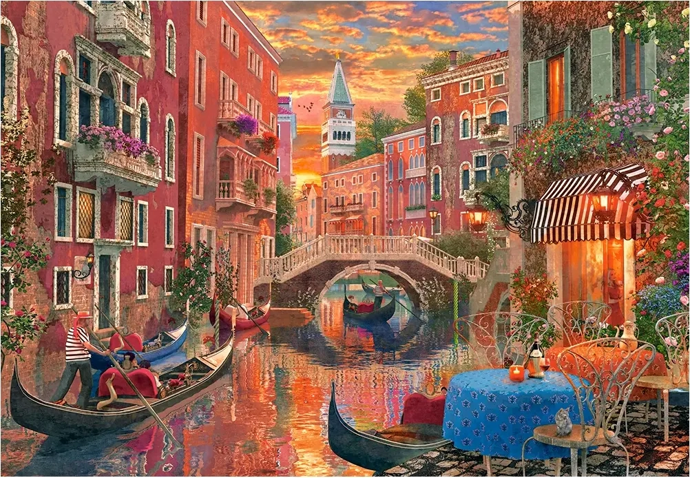 Ein romantischer Abend in Venedig