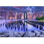 Cloudy Sky Over Manhattan, New York