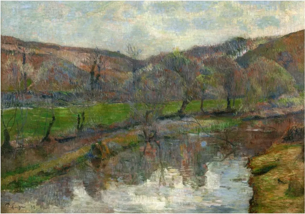 Paul Gauguin : Brittany Landscape, 1888