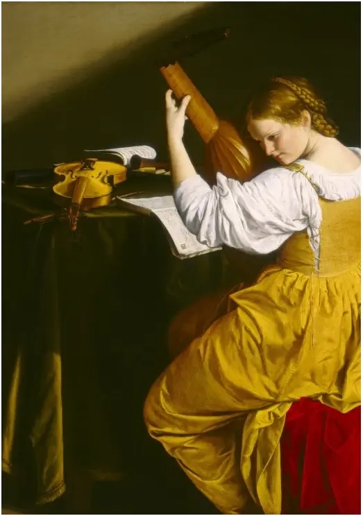 Orazio Gentileschi: The Lute Player, 1612/1620