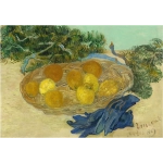 Van Gogh Vincent - Still Life of Oranges and Lemons with Blue Gloves, 1889