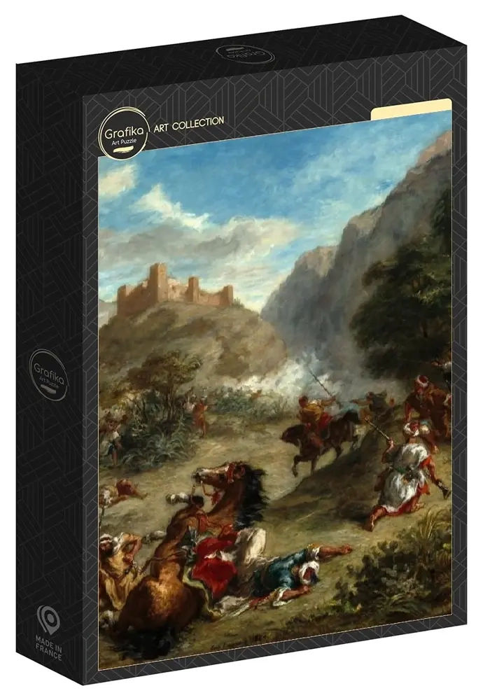 Eugène Delacroix: Arabs Skirmishing in the Mountains, 1863