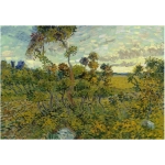 Van Gogh Vincent - Coucher de Soleil à Montmajour, 1888